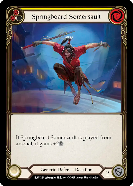 Springboard Somersault (Yellow) - Flesh and Blood TCG - MoxLand