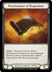 Proclamation of Requisition - Flesh and Blood TCG - MoxLand