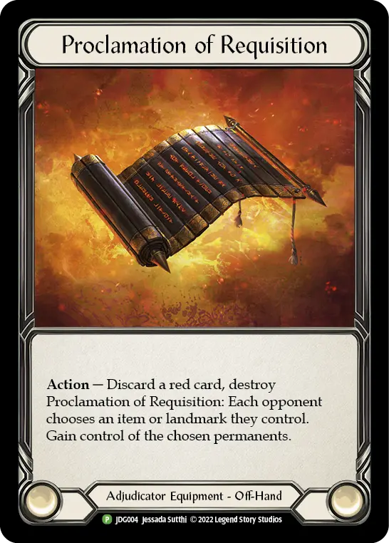 Proclamation of Requisition - Flesh and Blood TCG - MoxLand