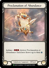 Proclamation of Abundance - Flesh and Blood TCG - MoxLand