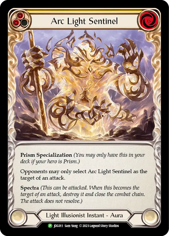 Arc Light Sentinel (Yellow) - Flesh and Blood TCG - MoxLand