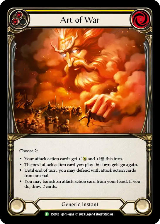 Art of War (Yellow) - Flesh and Blood TCG - MoxLand