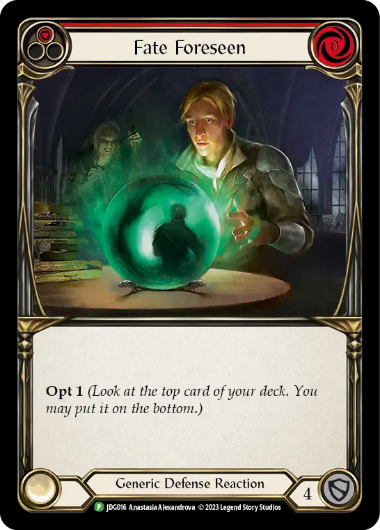 Fate Foreseen (Red) - Flesh and Blood TCG - MoxLand