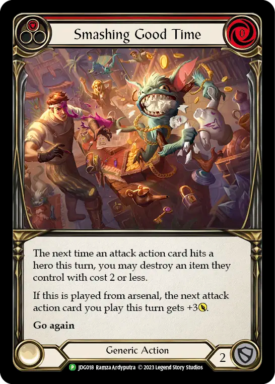 Smashing Good Time (Red) - Flesh and Blood TCG - MoxLand