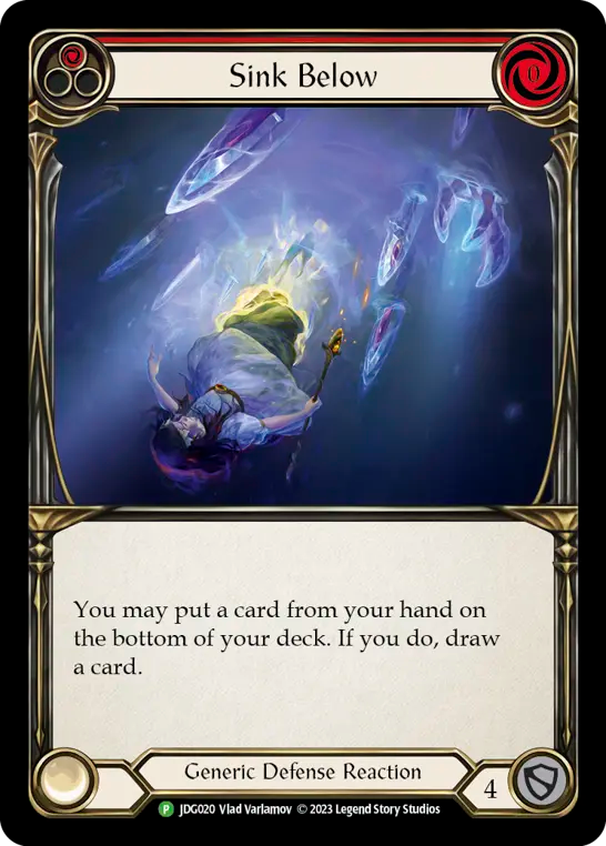 Sink Below (Red) - Flesh and Blood TCG - MoxLand