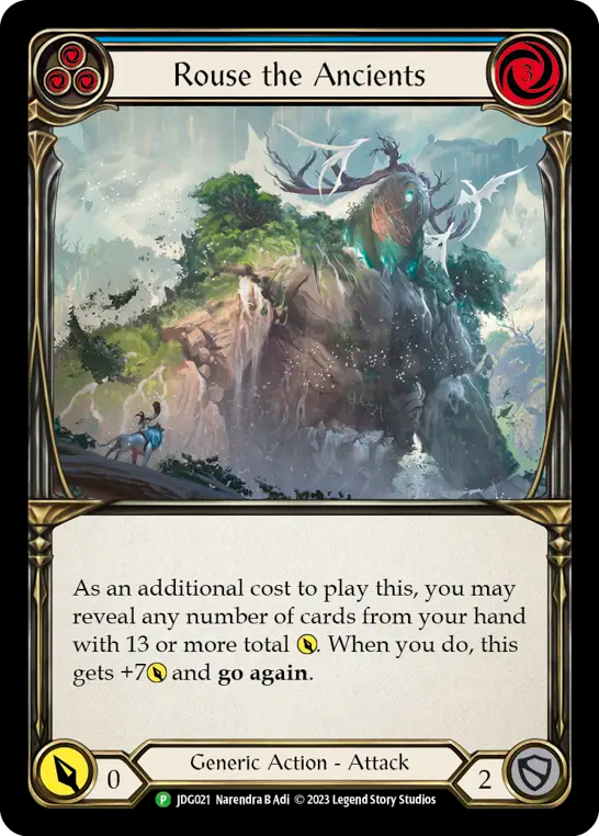 Rouse the Ancients (Blue) - Flesh and Blood TCG - MoxLand
