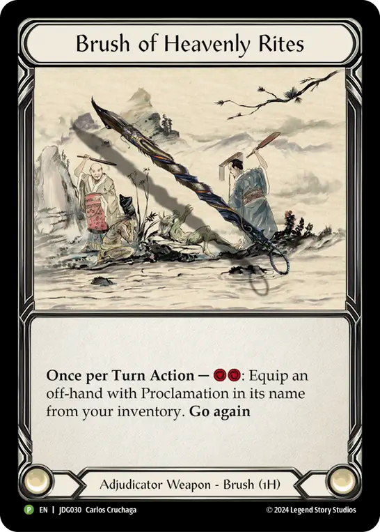 Brush of Heavenly Rites - Flesh and Blood TCG - MoxLand