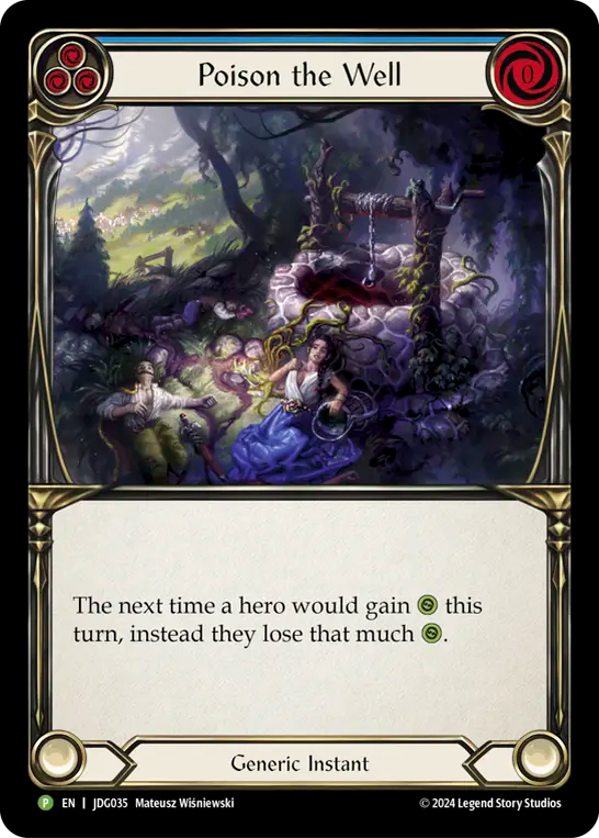 Poison the Well (Blue) - Flesh and Blood TCG - MoxLand