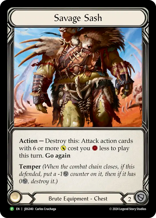 Savage Sash - Flesh and Blood TCG - MoxLand