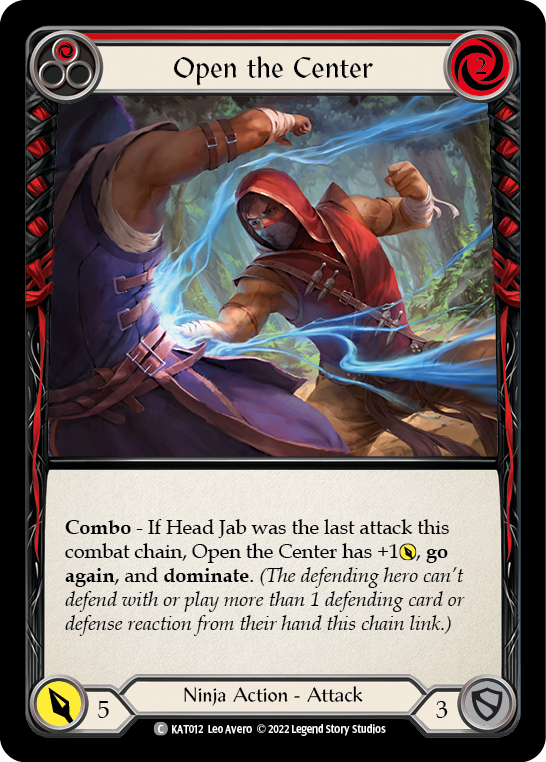 Open the Center (Red) - Flesh and Blood TCG - MoxLand