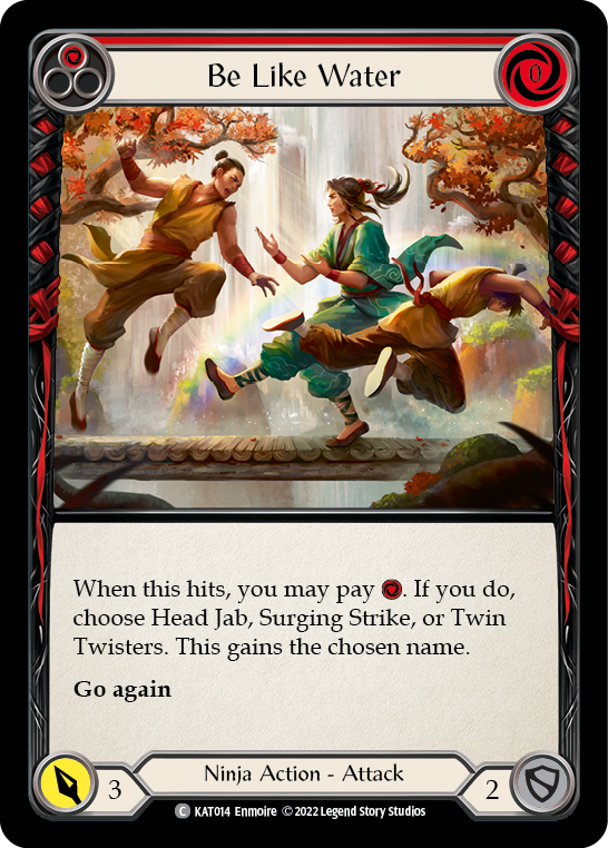 Be Like Water (Red) - Flesh and Blood TCG - MoxLand
