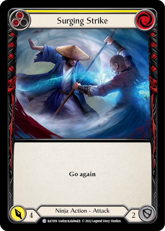Surging Strike (Yellow) - Flesh and Blood TCG - MoxLand