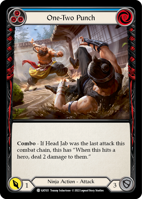 One-Two Punch (Blue) - Flesh and Blood TCG - MoxLand