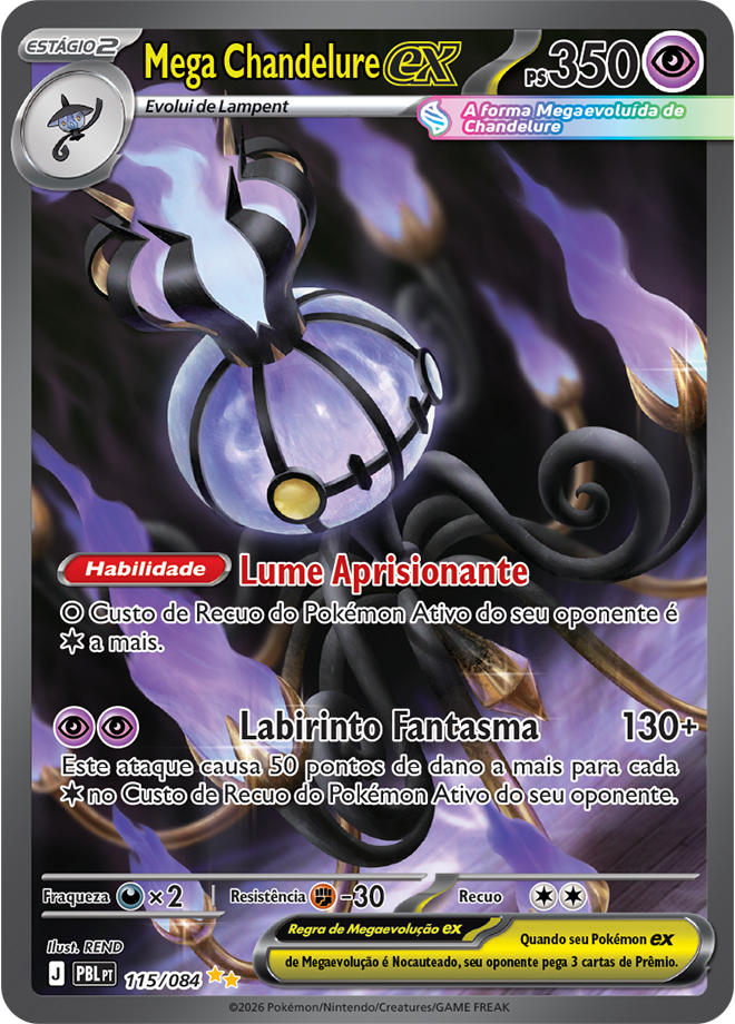 Mega Chandelure ex - Pokémon TCG - MoxLand