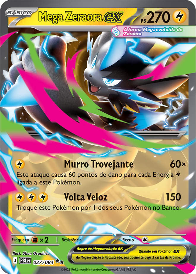 Mega Zeraora ex - Pokémon TCG - MoxLand
