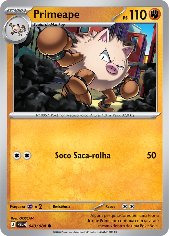 Primeape - Pokémon TCG - MoxLand