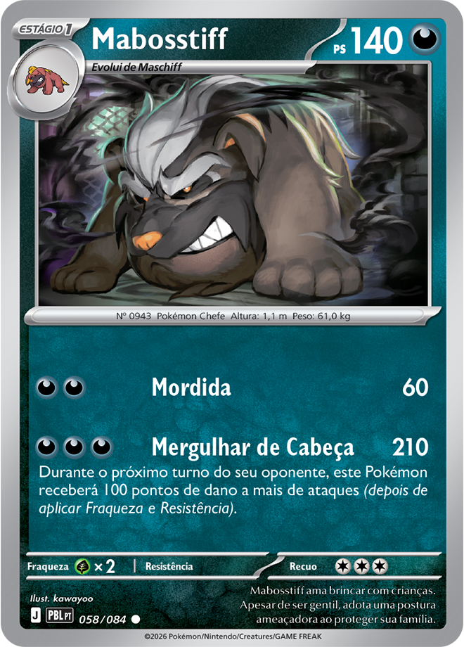 Mabosstiff - Pokémon TCG - MoxLand