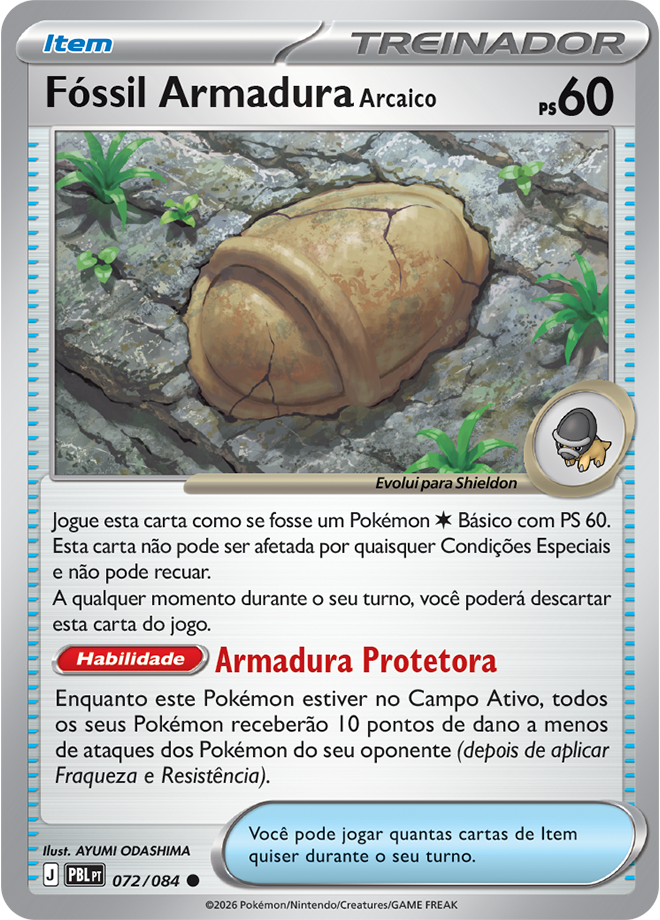 Antique Armor Fossil - Pokémon TCG - MoxLand