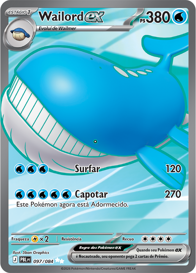 Wailord ex - Pokémon TCG - MoxLand