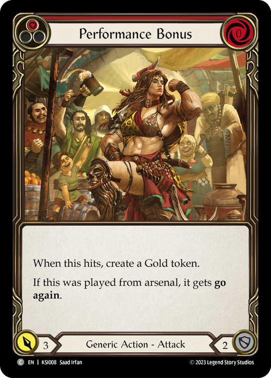Performance Bonus (Red) - Flesh and Blood TCG - MoxLand