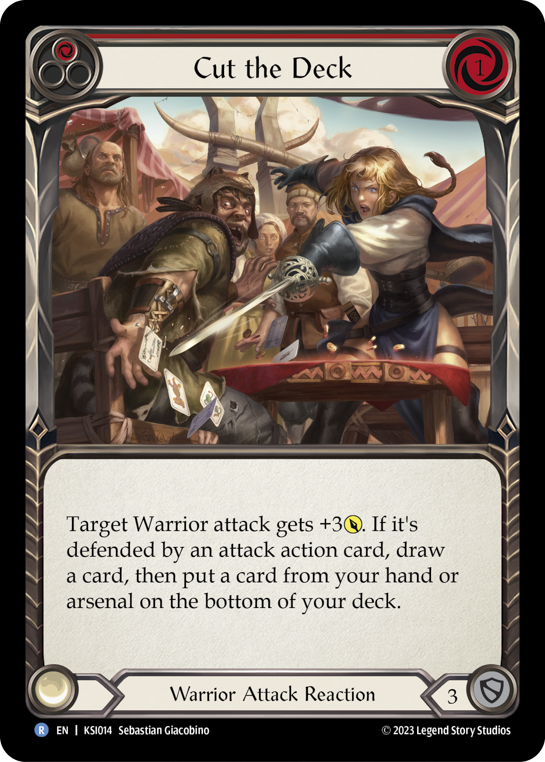 Cut the Deck (Red) - Flesh and Blood TCG - MoxLand