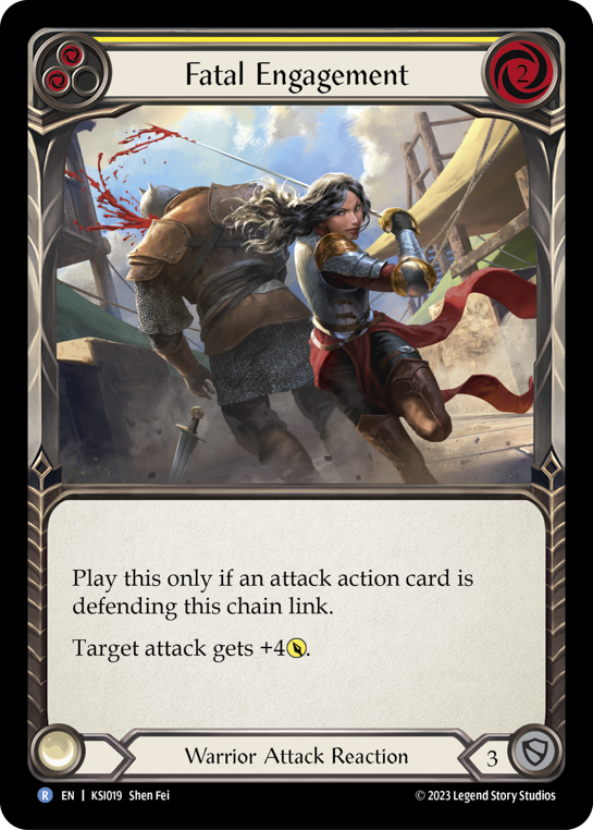 Fatal Engagement (Yellow) - Flesh and Blood TCG - MoxLand