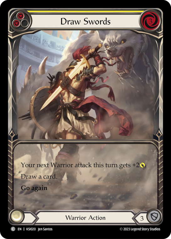 Draw Swords (Yellow) - Flesh and Blood TCG - MoxLand