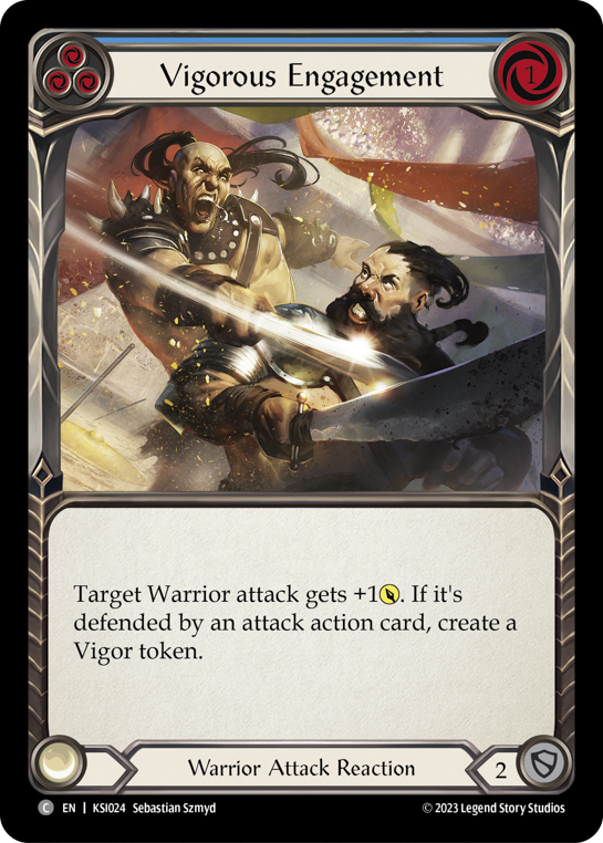 Vigorous Engagement (Blue) - Flesh and Blood TCG - MoxLand