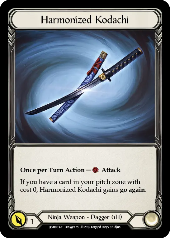 Harmonized Kodachi - Flesh and Blood TCG - MoxLand