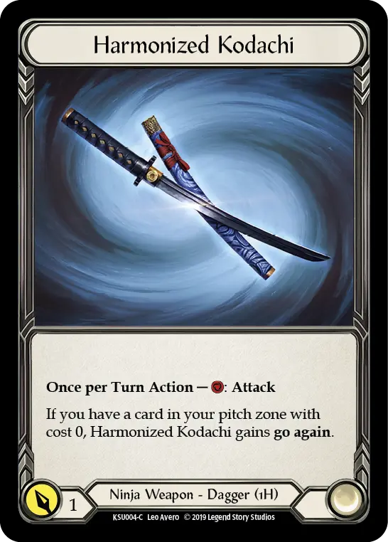 Harmonized Kodachi - Flesh and Blood TCG - MoxLand