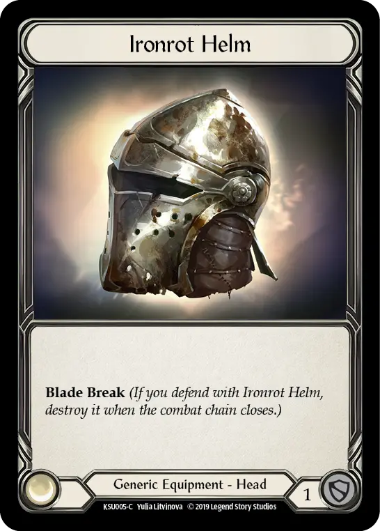 Ironrot Helm - Flesh and Blood TCG - MoxLand