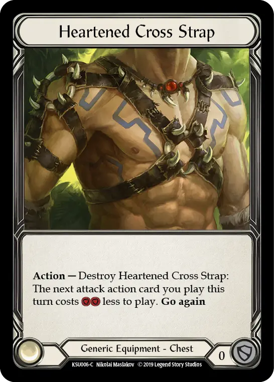 Heartened Cross Strap - Flesh and Blood TCG - MoxLand