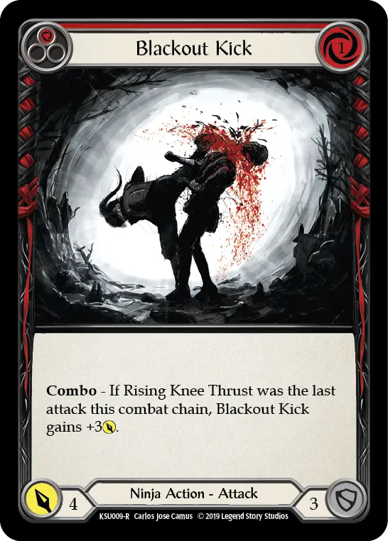 Blackout Kick (Red) - Flesh and Blood TCG - MoxLand