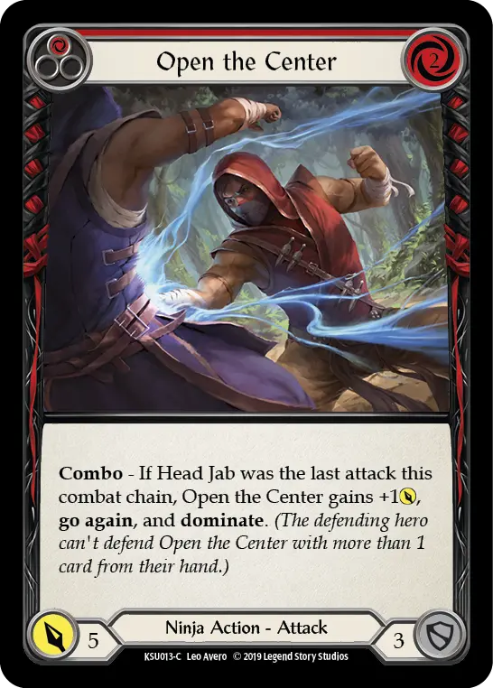 Open the Center (Red) - Flesh and Blood TCG - MoxLand