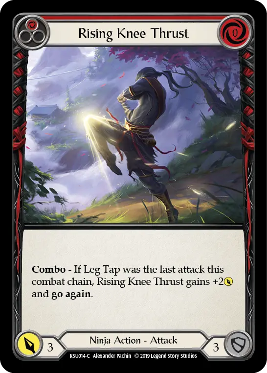 Rising Knee Thrust (Red) - Flesh and Blood TCG - MoxLand