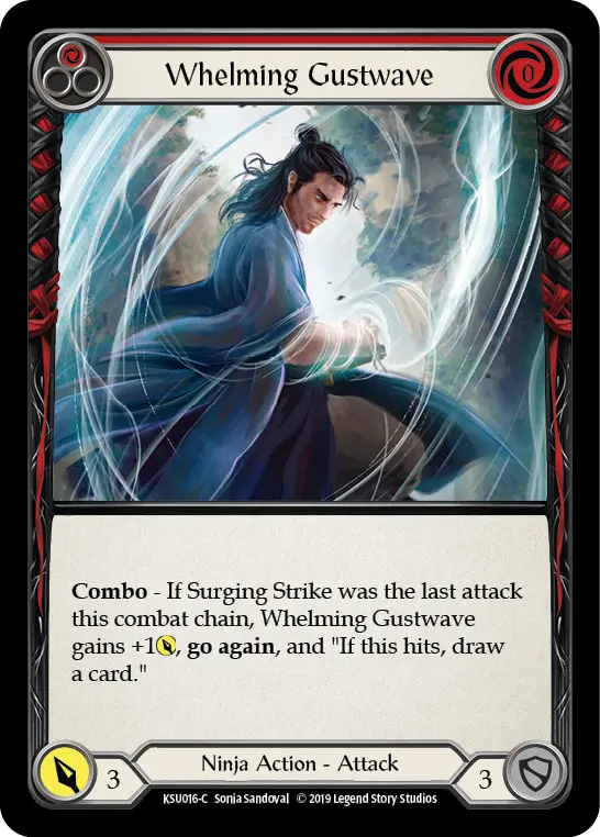 Whelming Gustwave (Red) - Flesh and Blood TCG - MoxLand