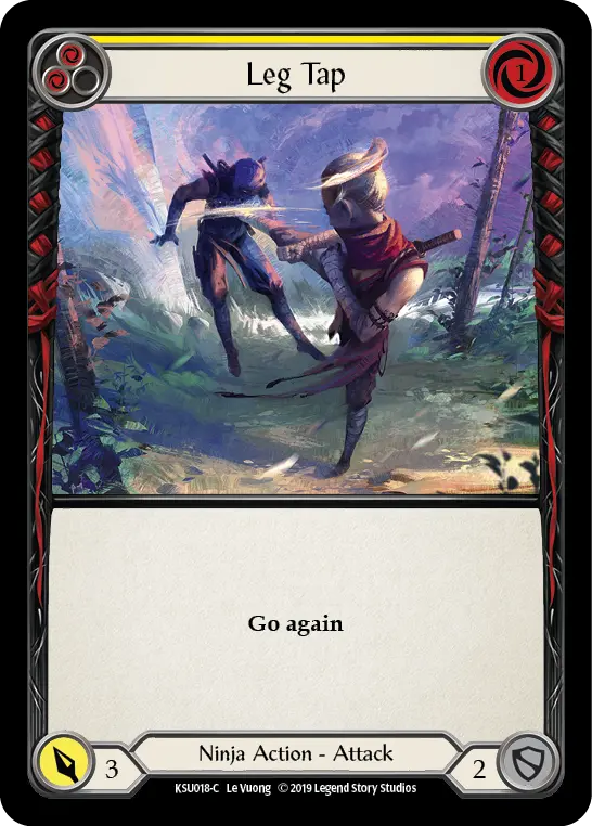 Leg Tap (Yellow) - Flesh and Blood TCG - MoxLand