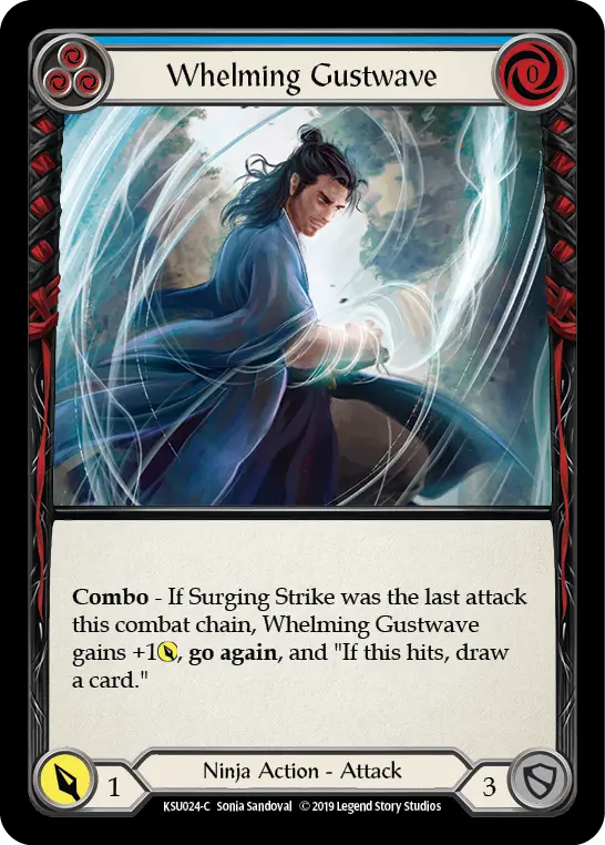 Whelming Gustwave (Blue) - Flesh and Blood TCG - MoxLand
