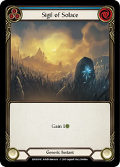 Sigil of Solace (Blue) - Flesh and Blood TCG - MoxLand