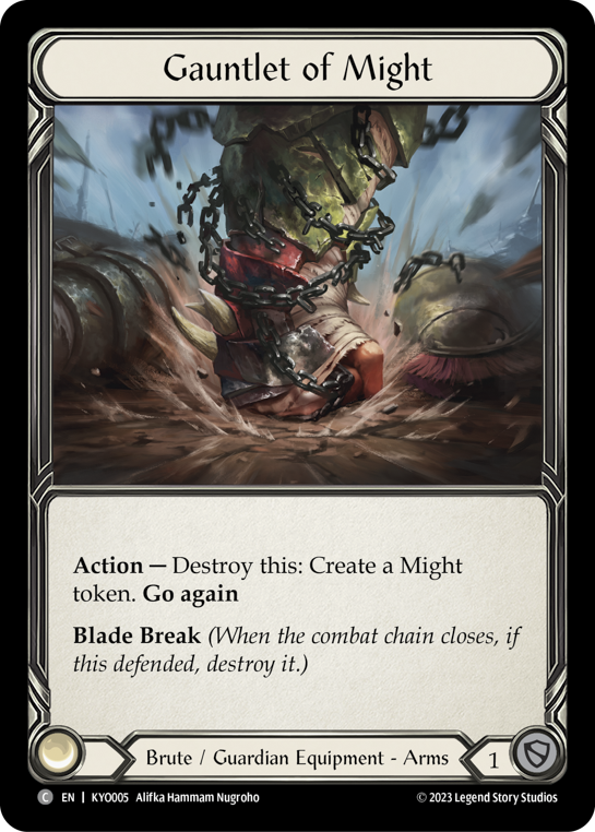 Gauntlet of Might - Flesh and Blood TCG - MoxLand