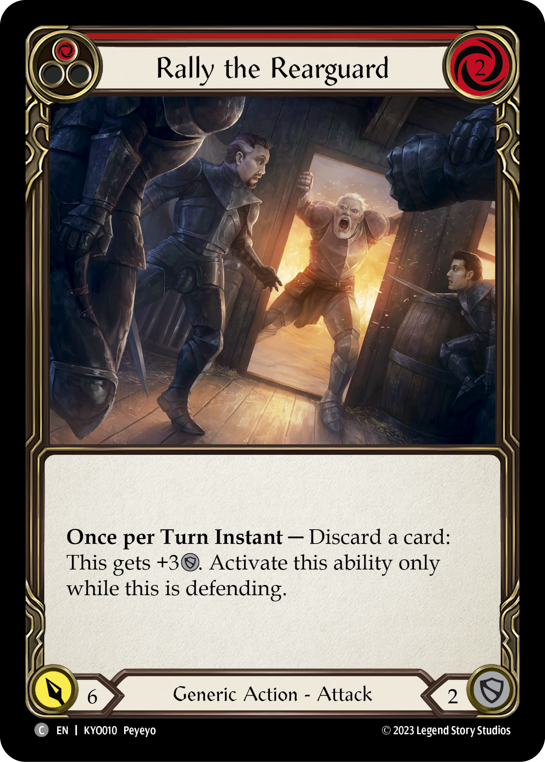 Rally the Rearguard (Red) - Flesh and Blood TCG - MoxLand