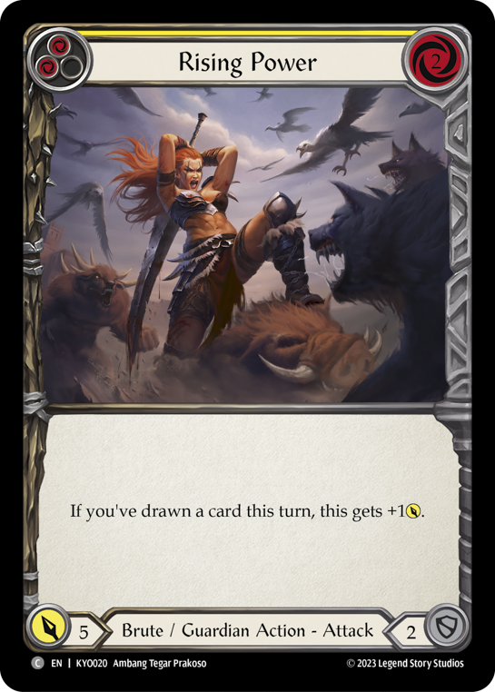 Rising Power (Yellow) - Flesh and Blood TCG - MoxLand