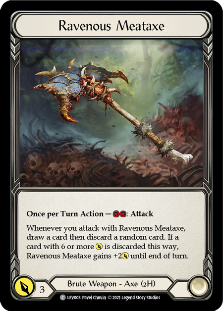 Ravenous Meataxe - Flesh and Blood TCG - MoxLand