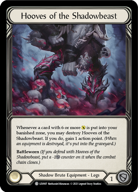 Hooves of the Shadowbeast - Flesh and Blood TCG - MoxLand