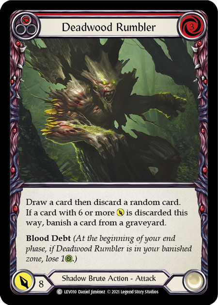 Deadwood Rumbler (Red) - Flesh and Blood TCG - MoxLand