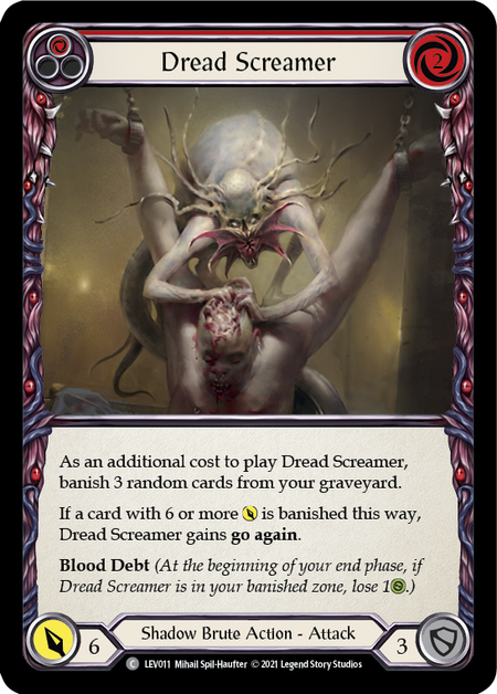 Dread Screamer (Red) - Flesh and Blood TCG - MoxLand