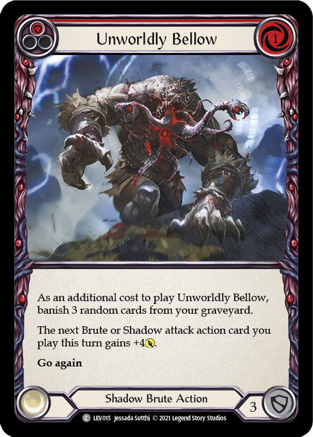 Unworldly Bellow (Red) - Flesh and Blood TCG - MoxLand