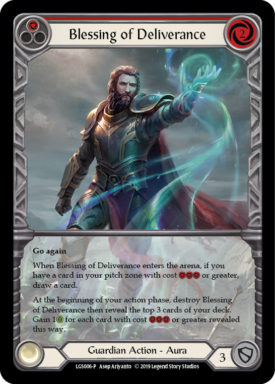Blessing of Deliverance (Red) - Flesh and Blood TCG - MoxLand