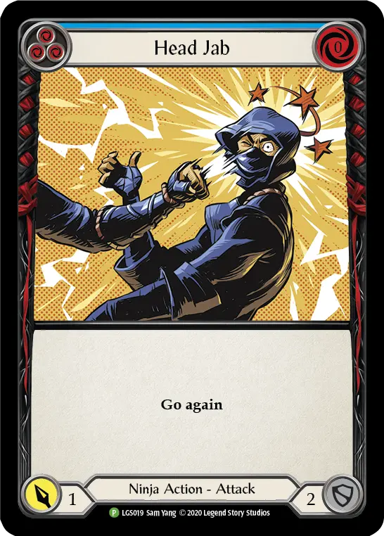 Head Jab (Blue) - Flesh and Blood TCG - MoxLand