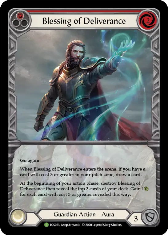Blessing of Deliverance (Red) - Flesh and Blood TCG - MoxLand